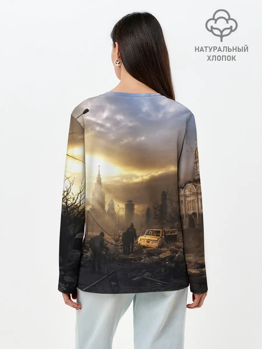 Лонгслив женский. Хлопок / Сталкер