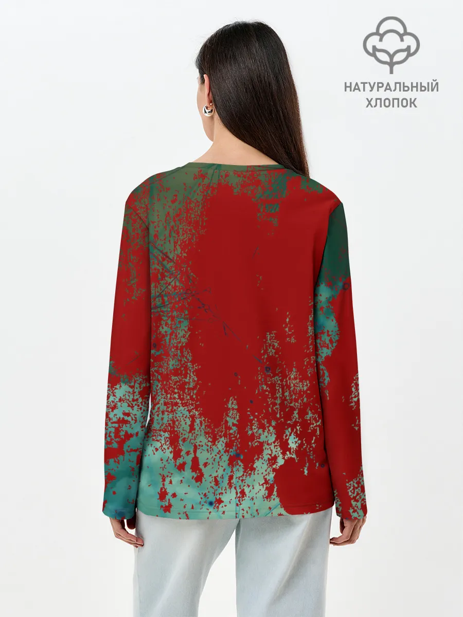 Лонгслив женский. Хлопок / five finger death punch