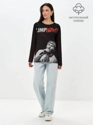 Лонгслив женский. Хлопок / Limp Bizkit