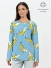 Лонгслив женский. Хлопок / Banana art