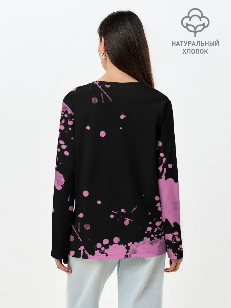 Лонгслив женский. Хлопок / Кис - Кис