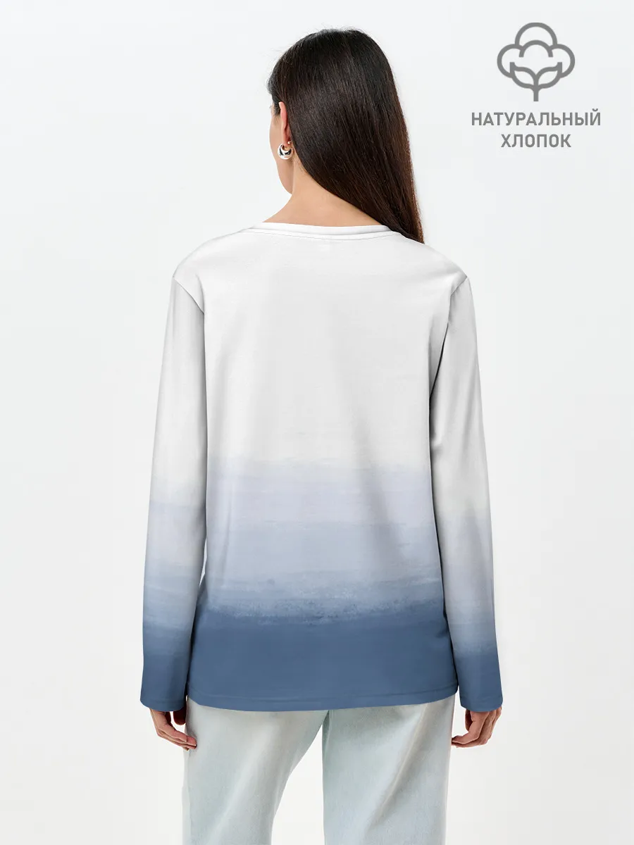 Лонгслив женский. Хлопок / Фигурное катание