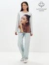 Лонгслив женский. Хлопок / Ariana Grande