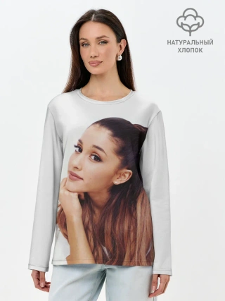 Лонгслив женский. Хлопок / Ariana Grande