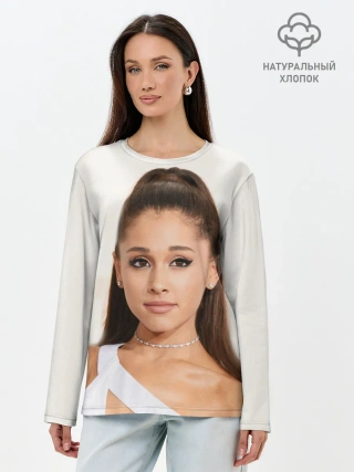 Лонгслив женский. Хлопок / Ariana Grande