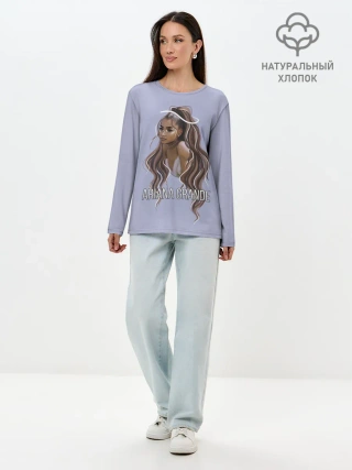 Лонгслив женский. Хлопок / Ariana Grande