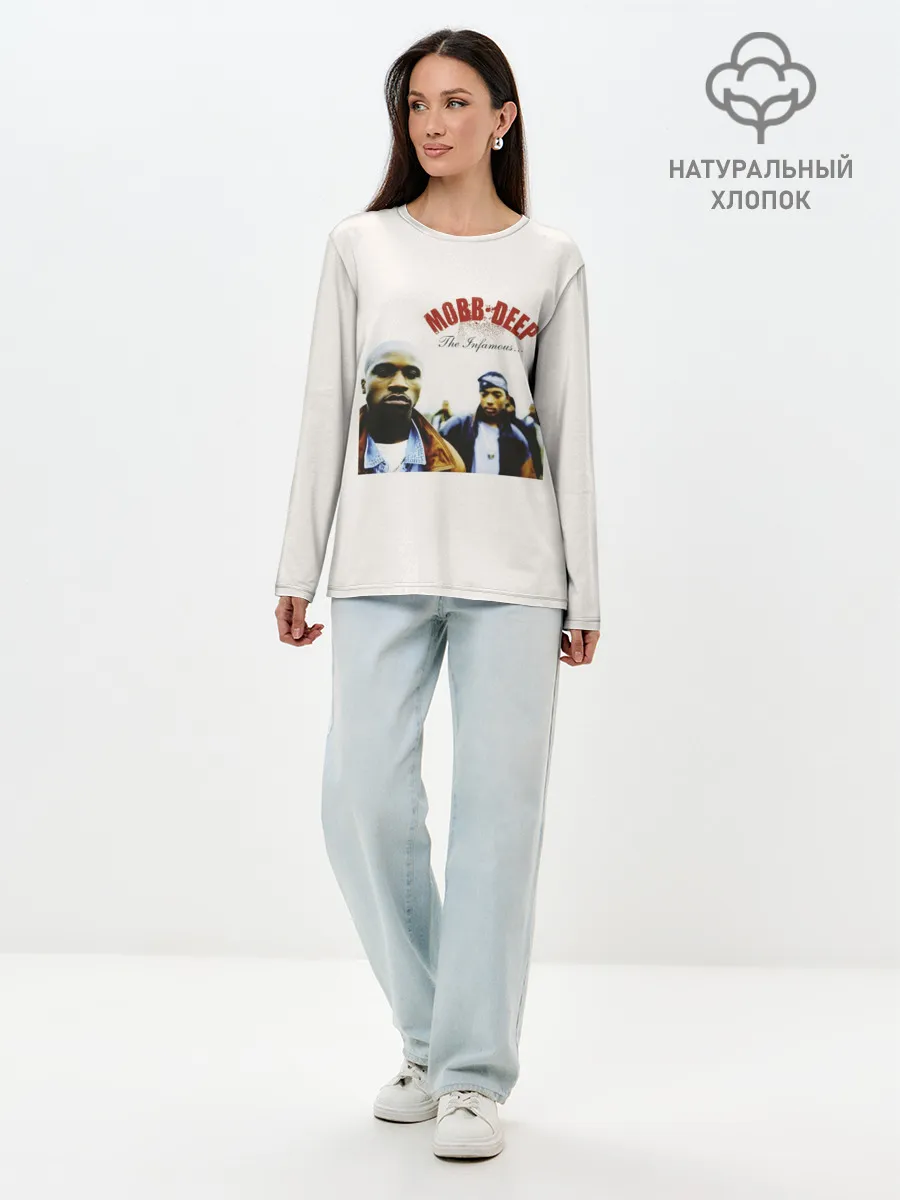 Лонгслив женский. Хлопок / Mobb Deep: The Infamous