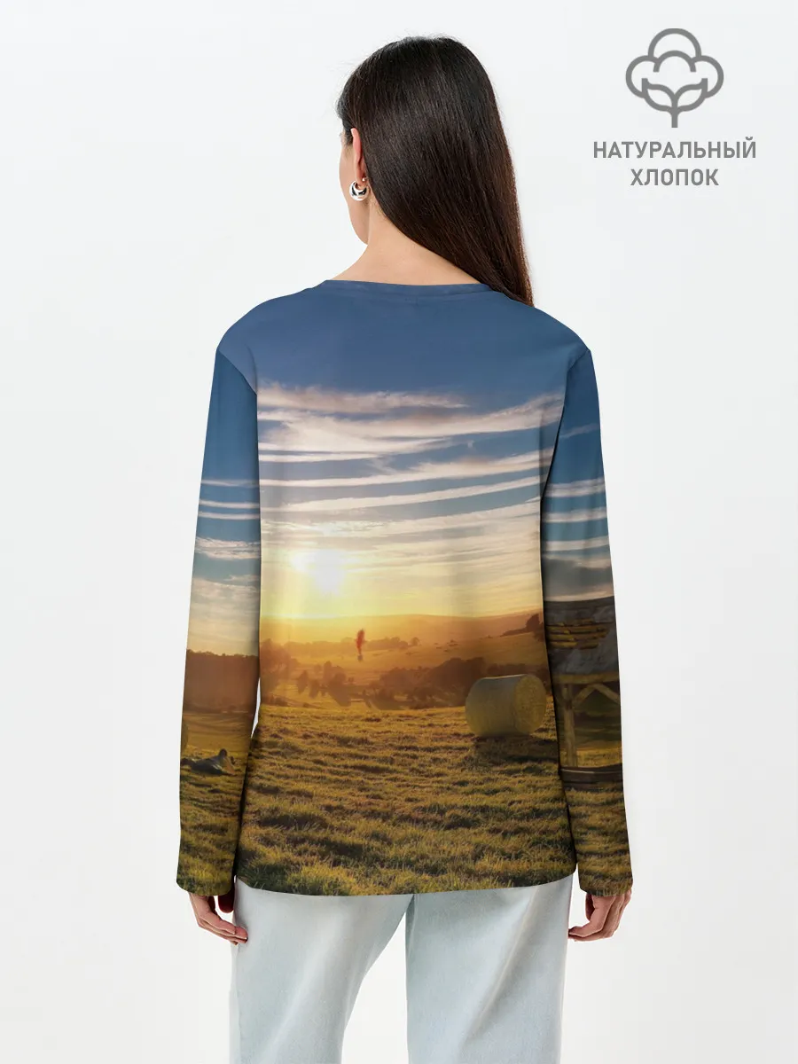 Лонгслив женский. Хлопок / PUBG