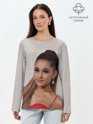 Лонгслив женский. Хлопок / Ariana Grande