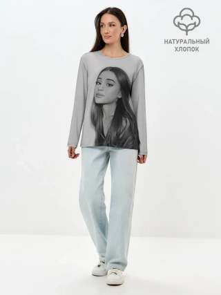 Лонгслив женский. Хлопок / Ariana Grande