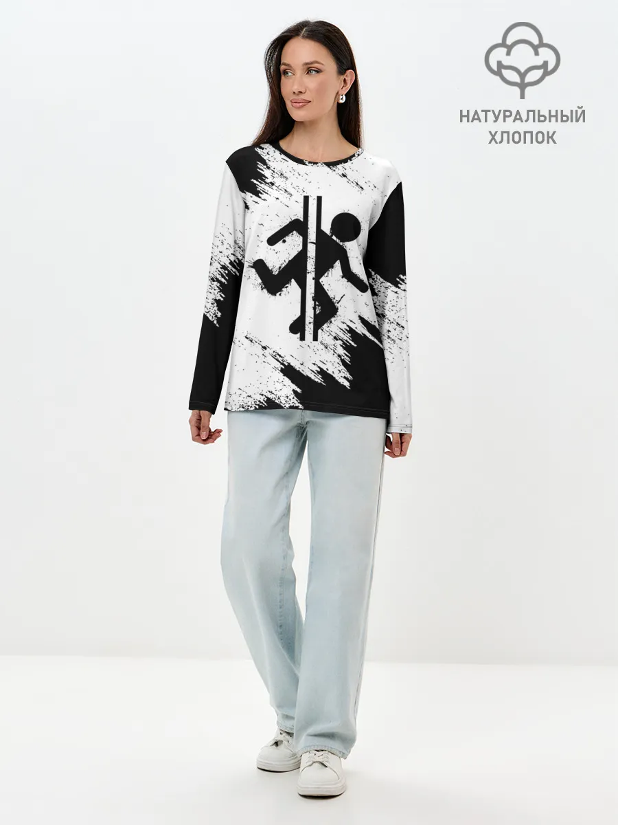 Лонгслив женский. Хлопок / PORTAL