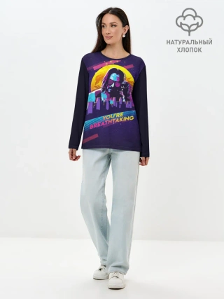 Лонгслив женский. Хлопок / You Are Breathtaking!