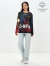 Лонгслив женский. Хлопок / C-OPS
