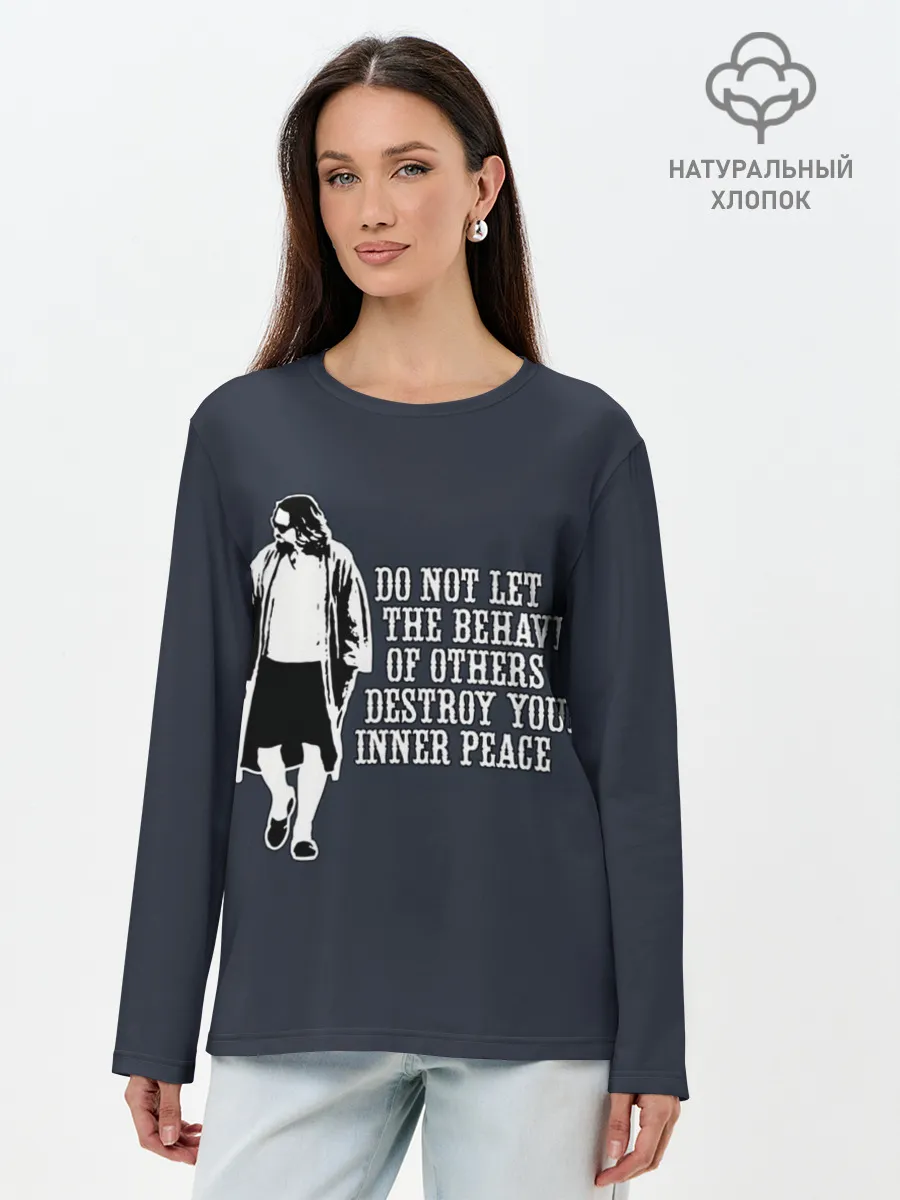 Лонгслив женский. Хлопок / The Big Lebowski