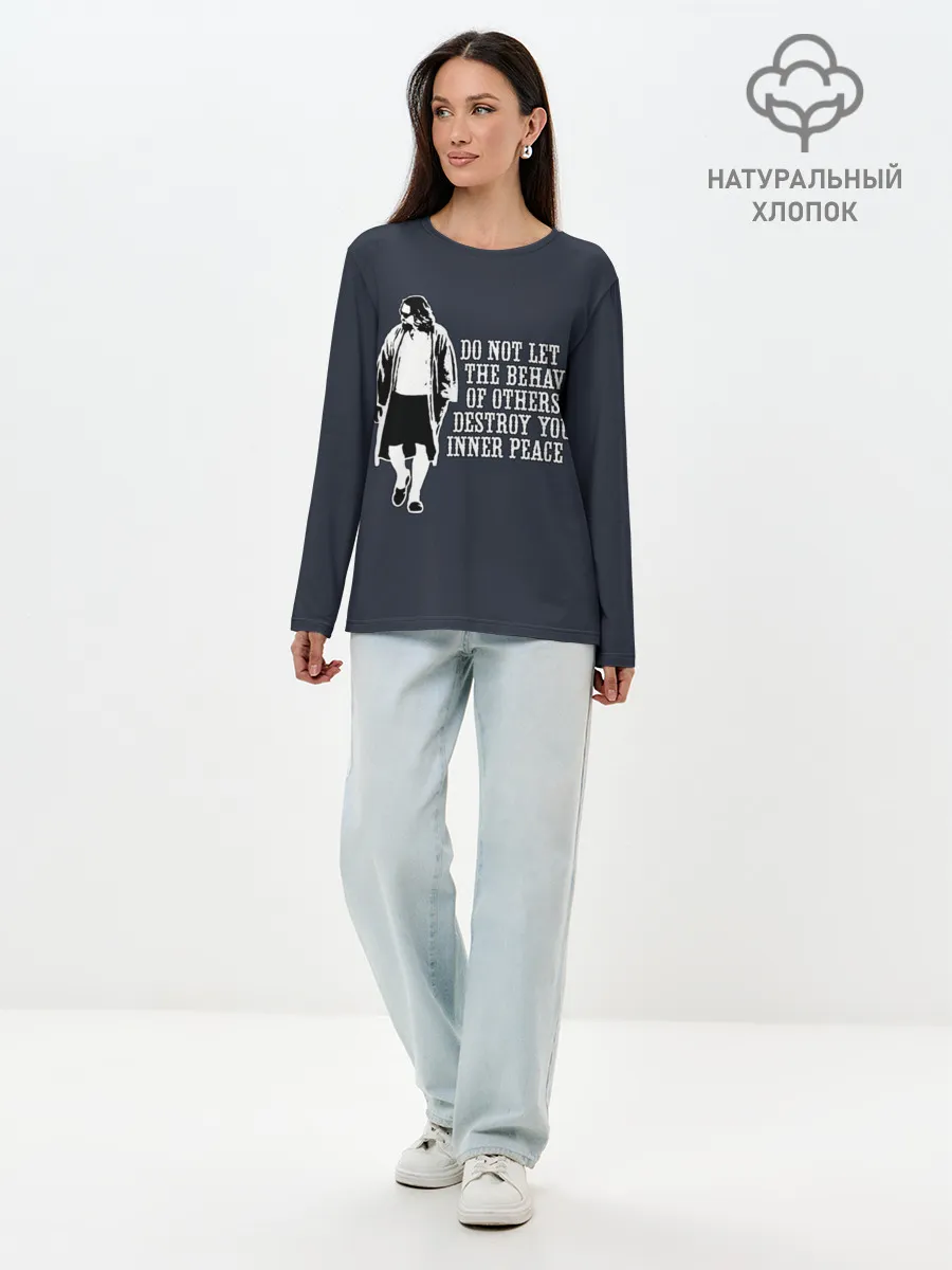 Лонгслив женский. Хлопок / The Big Lebowski