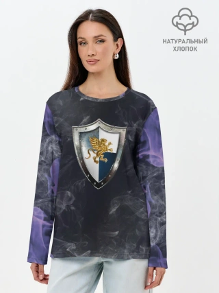 Лонгслив женский. Хлопок / Heroes of Might and Magic