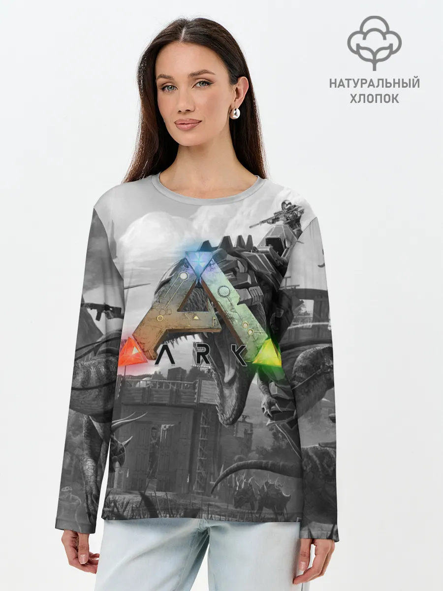 Лонгслив женский. Хлопок / Ark Survival Evolved