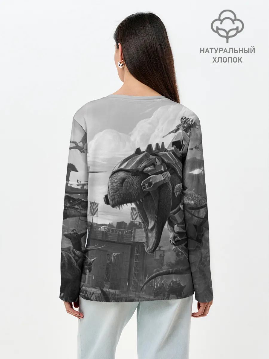 Лонгслив женский. Хлопок / Ark Survival Evolved