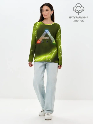 Лонгслив женский. Хлопок / Ark Survival Evolved