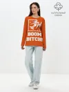 Лонгслив женский. Хлопок / Boom Bitch!
