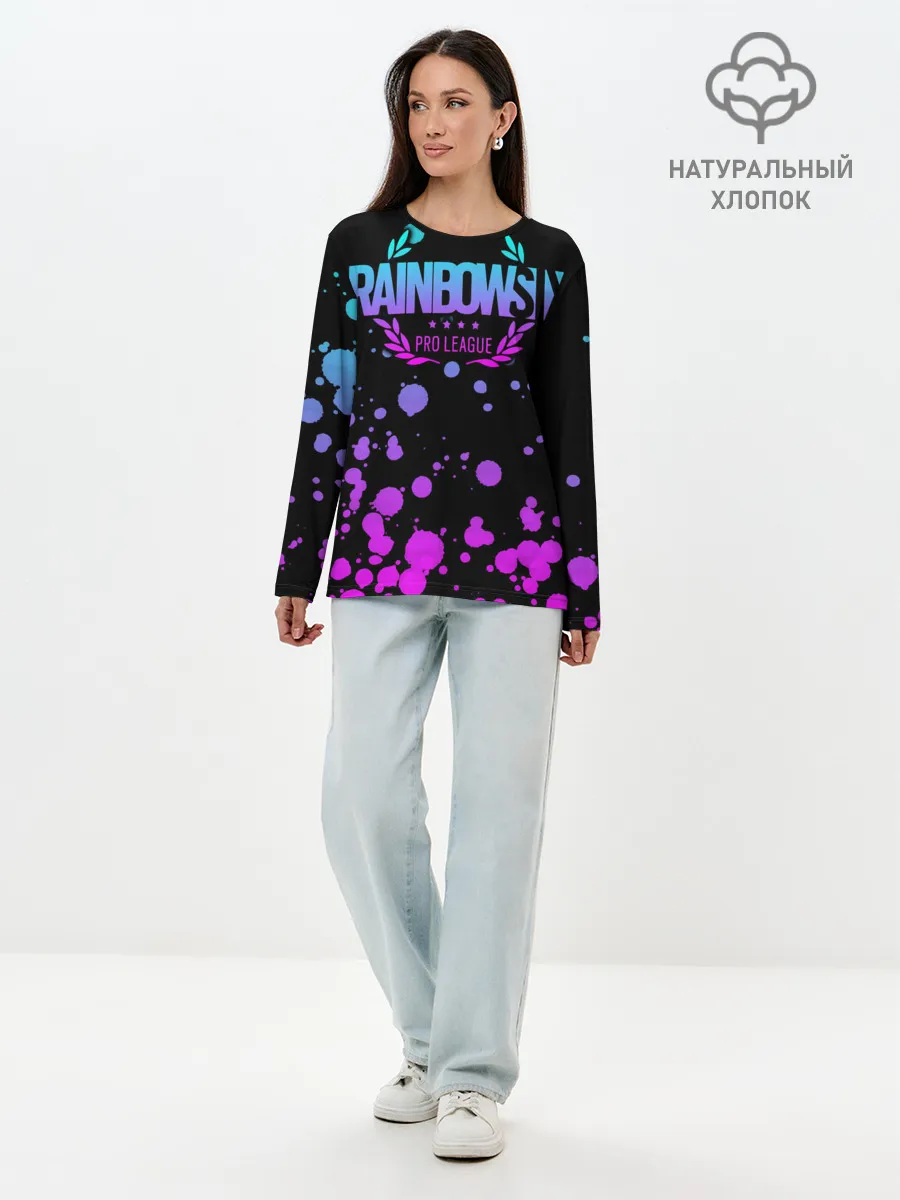 Лонгслив женский. Хлопок / Rainbow Six Siege