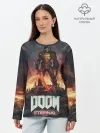 Лонгслив женский. Хлопок / DOOM ETERNAL