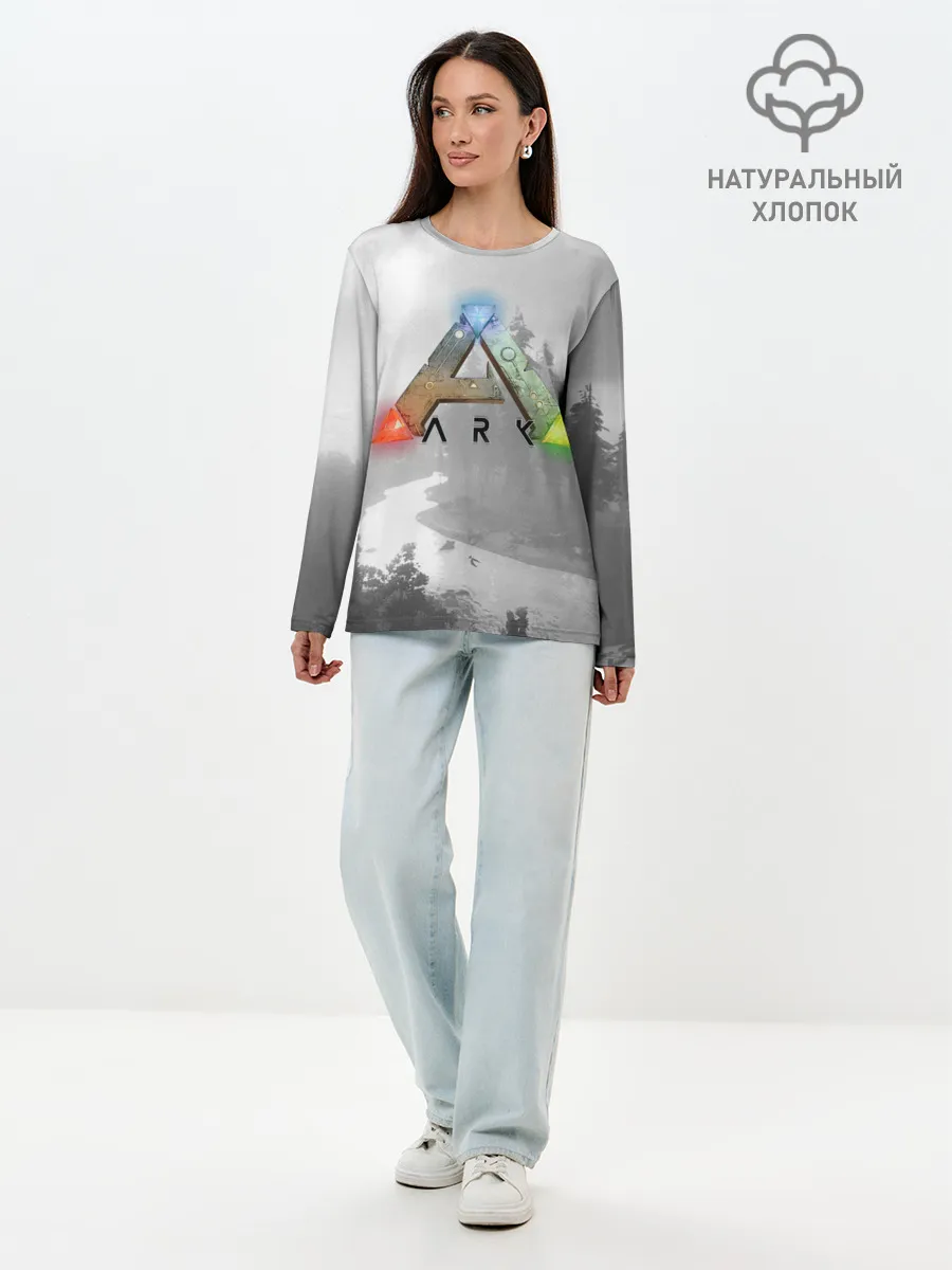 Лонгслив женский. Хлопок / Ark Survival Evolved