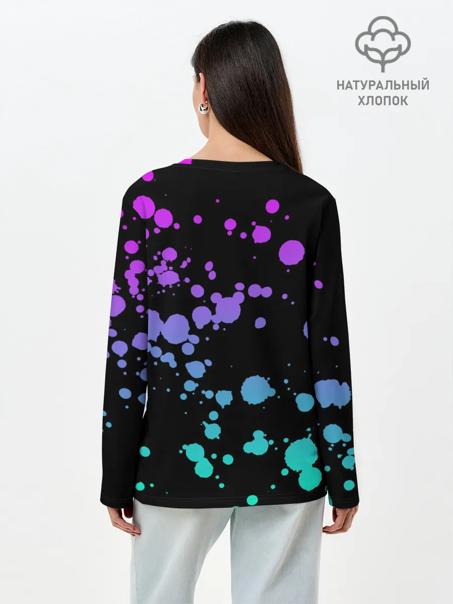 Лонгслив женский. Хлопок / PUBG