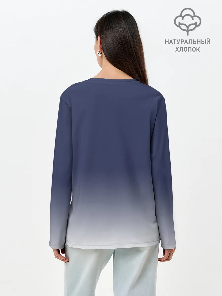 Лонгслив женский. Хлопок / Биплан