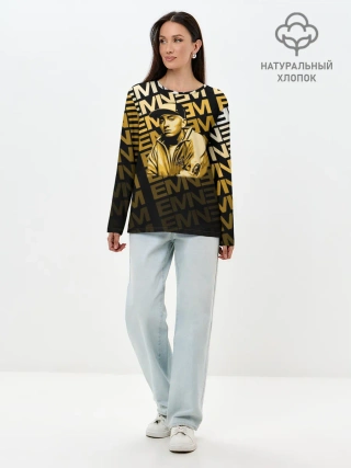 Лонгслив женский. Хлопок / Eminem