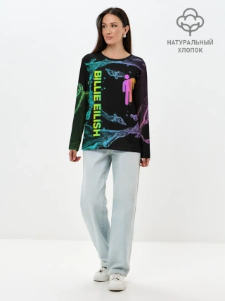 Лонгслив женский. Хлопок / BILLIE EILISH