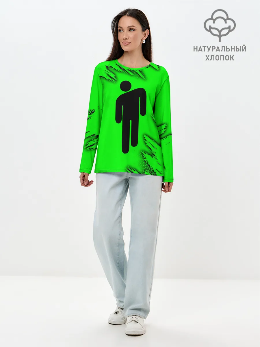 Лонгслив женский. Хлопок / BILLIE EILISH