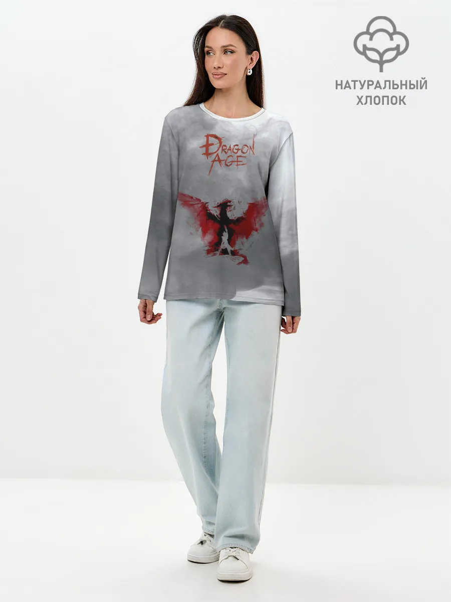 Лонгслив женский. Хлопок / Dragon Age
