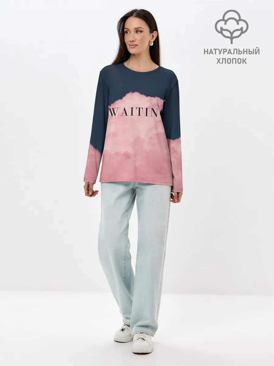 Лонгслив женский. Хлопок / WAITING