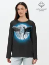 Лонгслив женский. Хлопок / Как приручить дракона