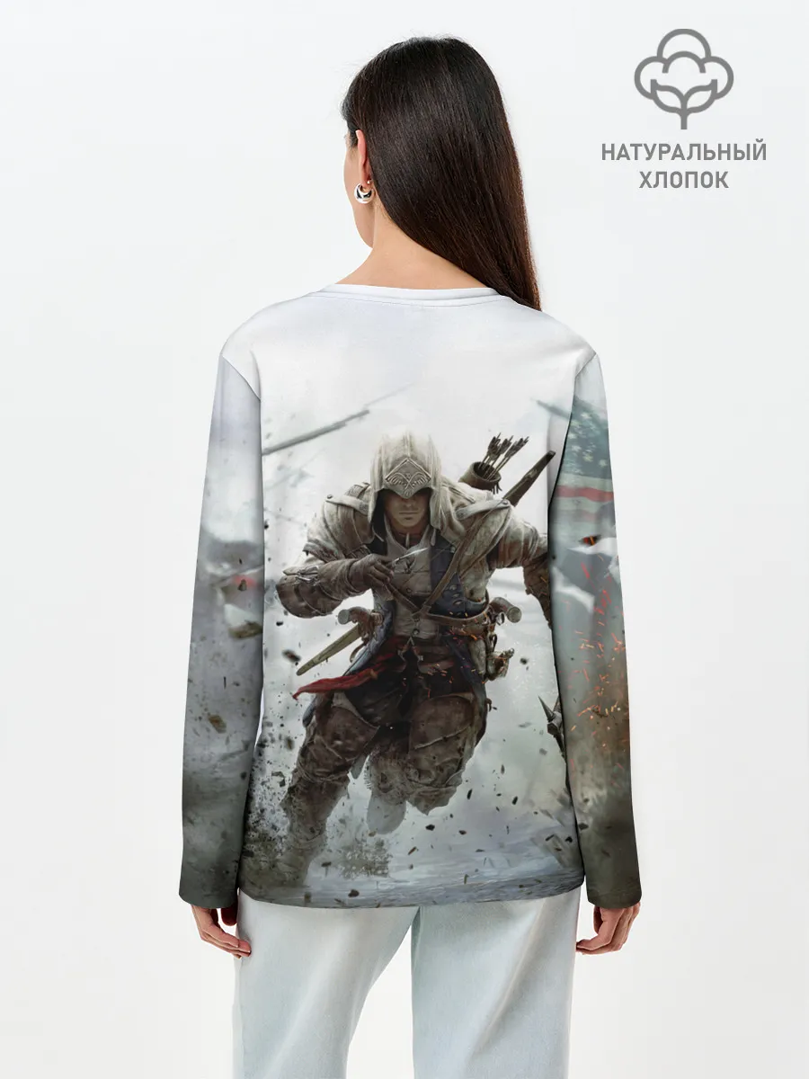 Лонгслив женский. Хлопок / ASSASSINS CREED