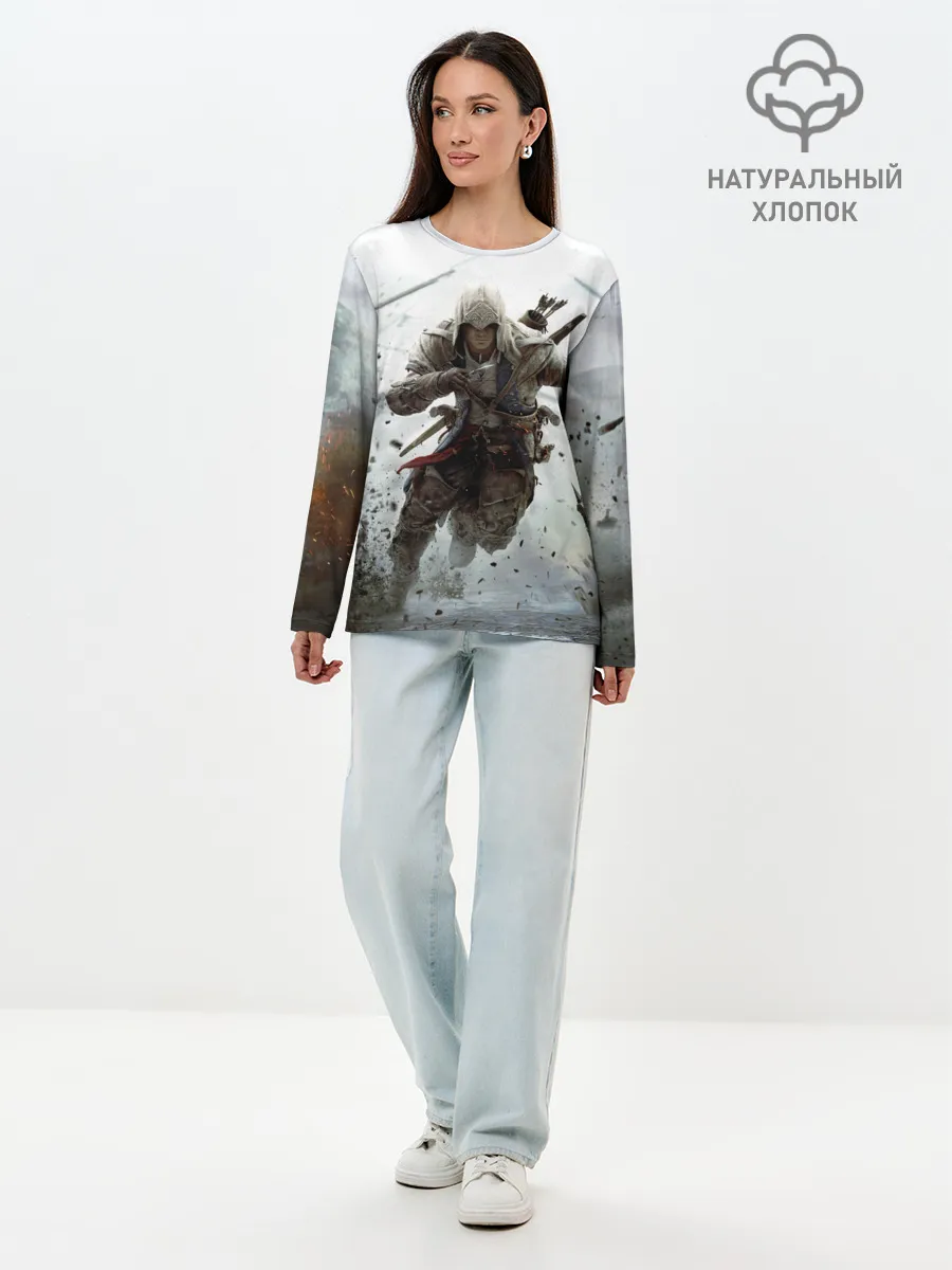 Лонгслив женский. Хлопок / ASSASSINS CREED