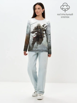 Лонгслив женский. Хлопок / ASSASSINS CREED