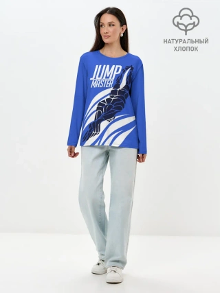 Лонгслив женский. Хлопок / Jump master