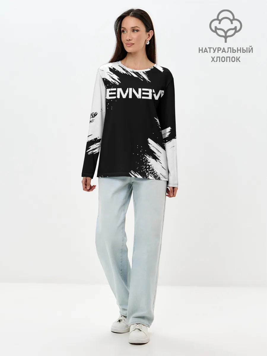 Лонгслив женский. Хлопок / EMINEM