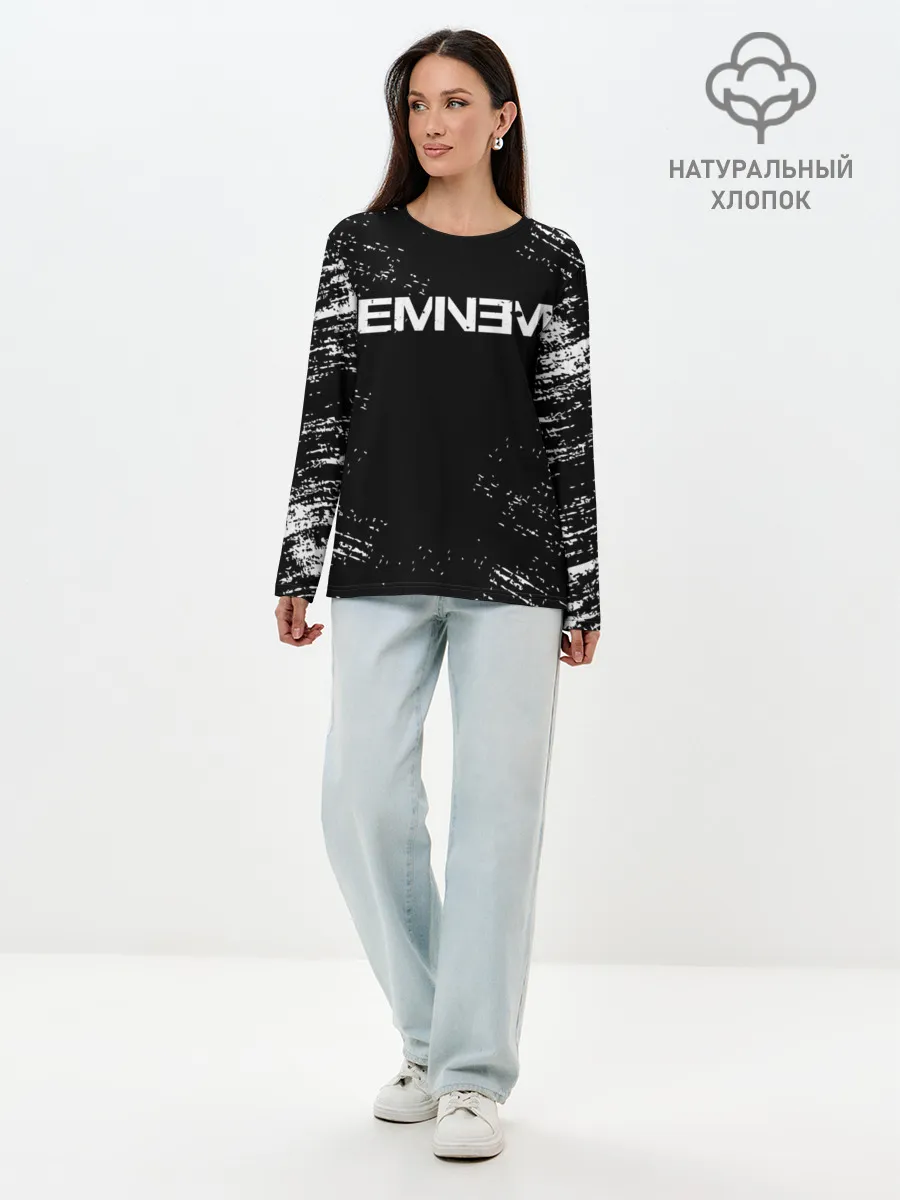 Лонгслив женский. Хлопок / EMINEM