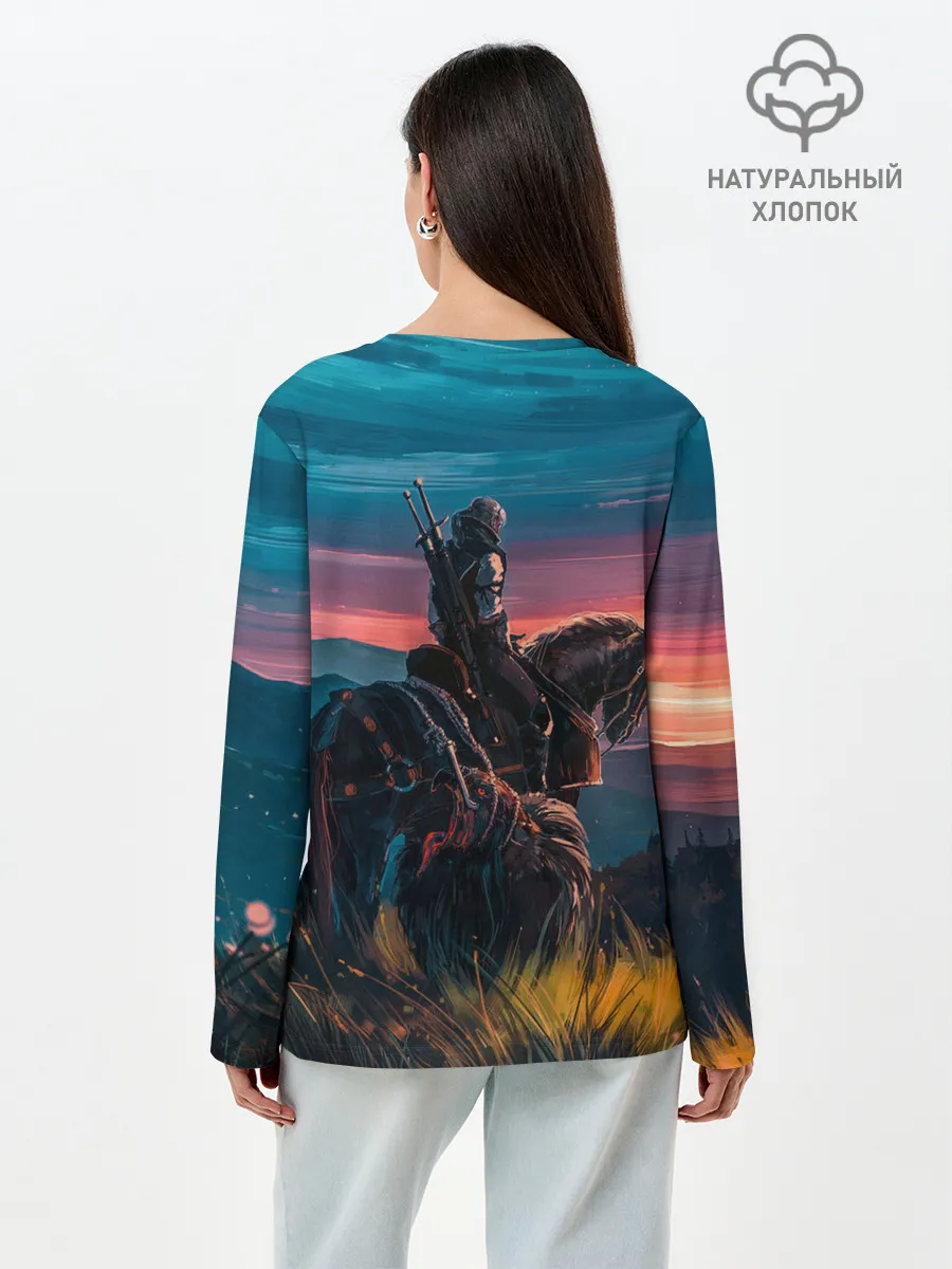 Лонгслив женский. Хлопок / The Witcher