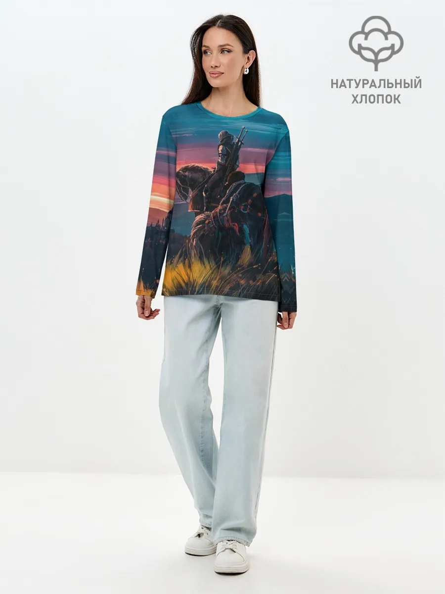 Лонгслив женский. Хлопок / The Witcher