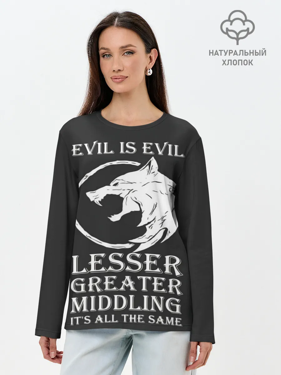 Лонгслив женский. Хлопок / The Witcher