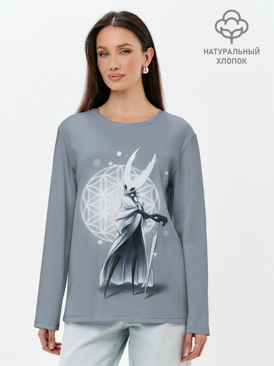 Лонгслив женский. Хлопок / Hollow Knight