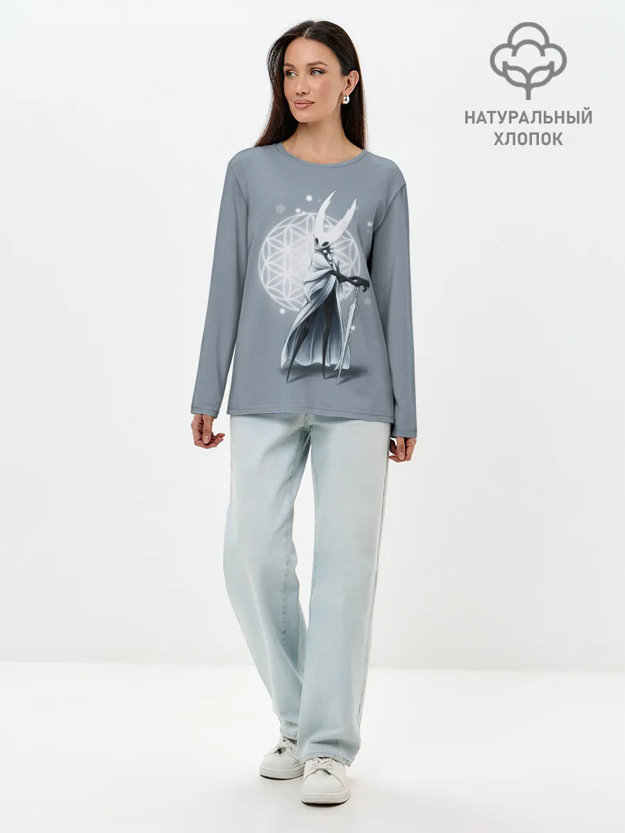 Лонгслив женский. Хлопок / Hollow Knight