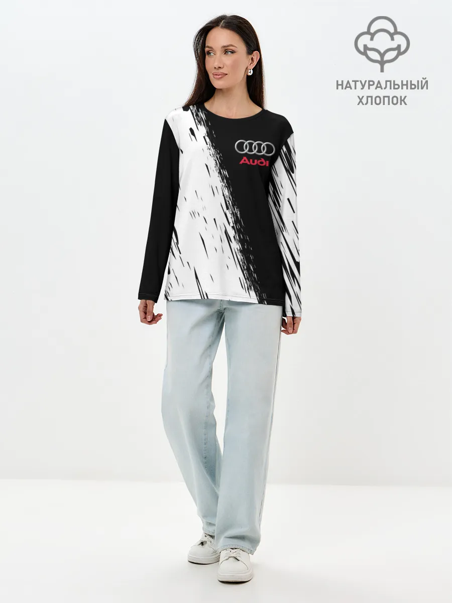 Лонгслив женский. Хлопок / AUDI | АУДИ