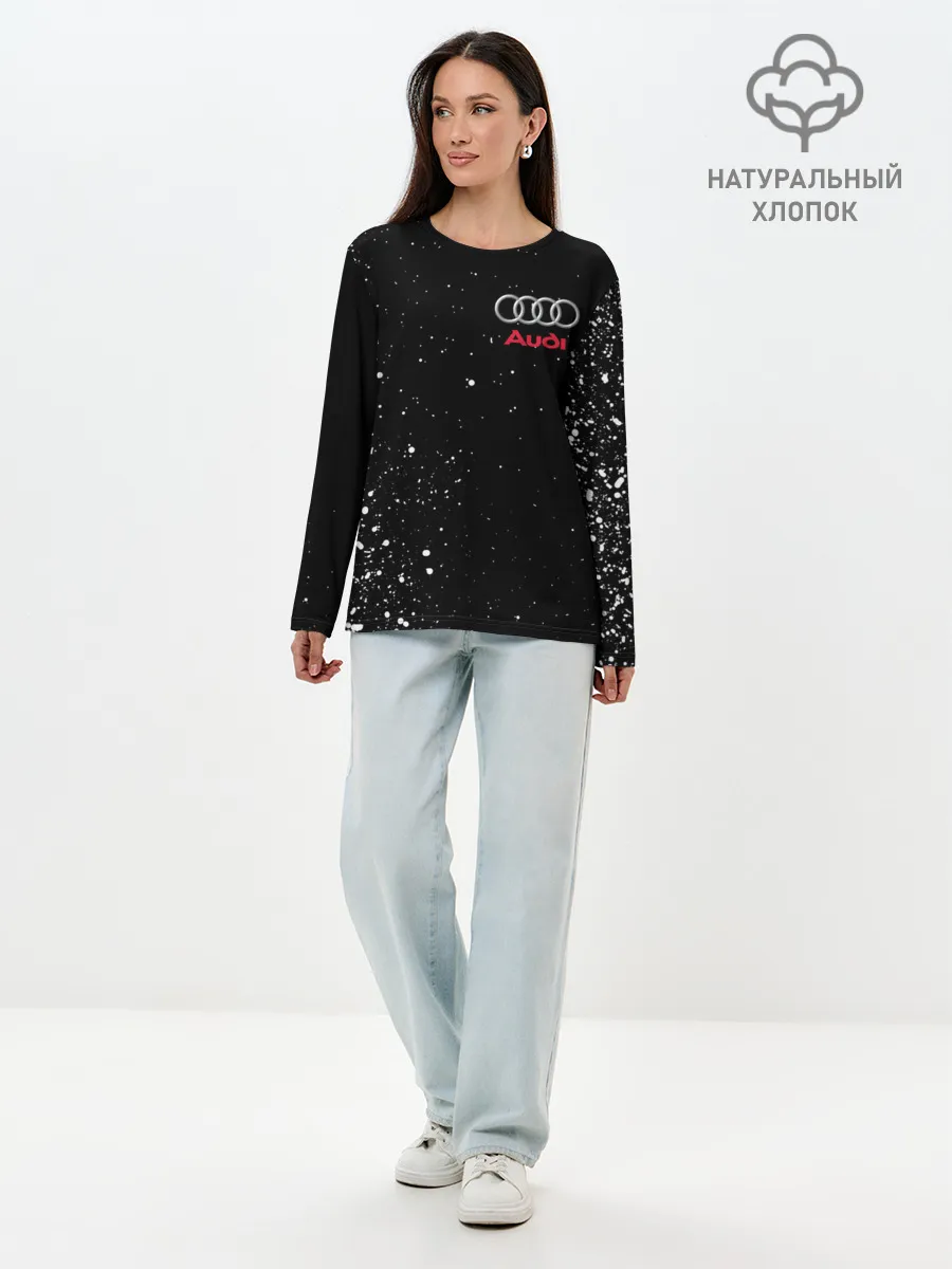 Лонгслив женский. Хлопок / AUDI | АУДИ