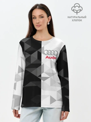 Лонгслив женский. Хлопок / AUDI | АУДИ