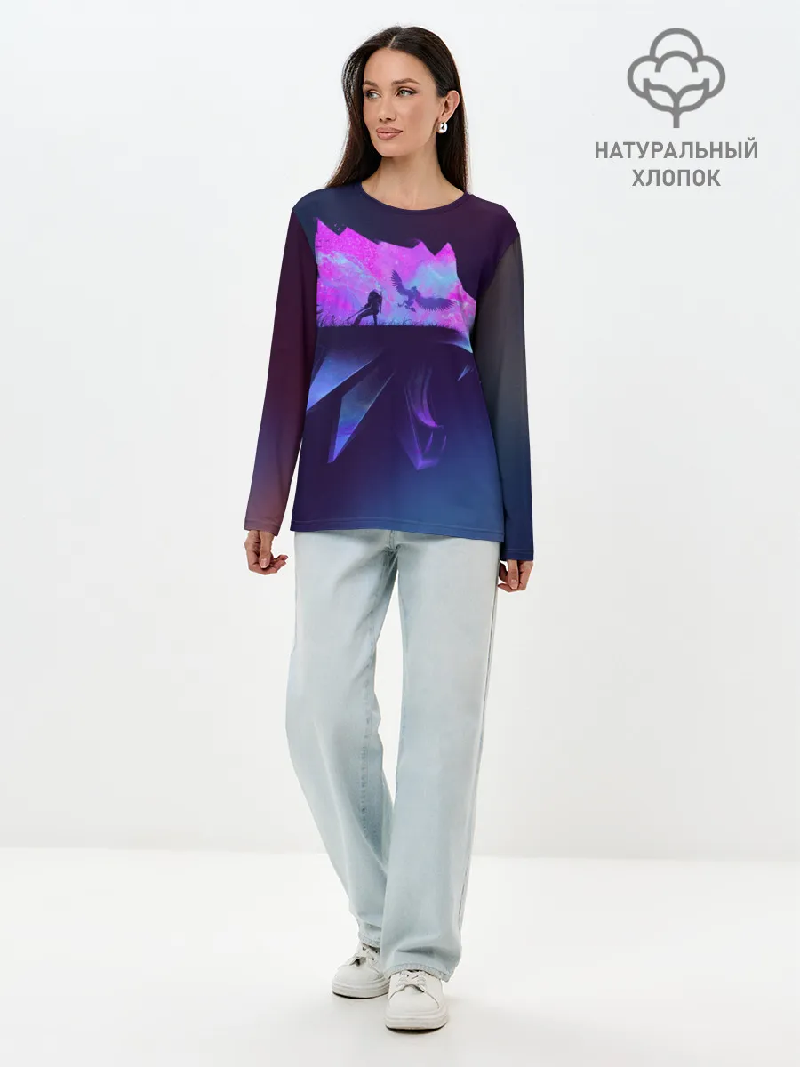 Лонгслив женский. Хлопок / The Witcher